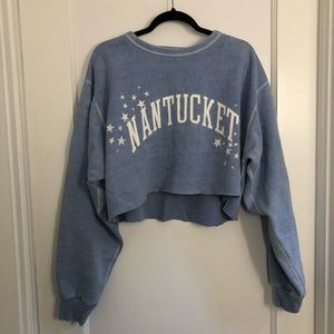 Cropped Nantucket Star Sweatshirt